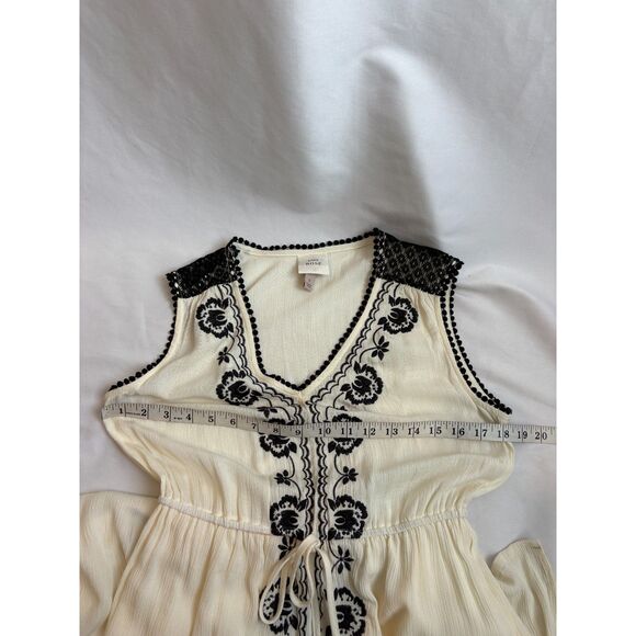Knox Rose Cream Maxi Dress Size S Embroidered Ethnic Boho Bohemian Feminine - Picture 10 of 11